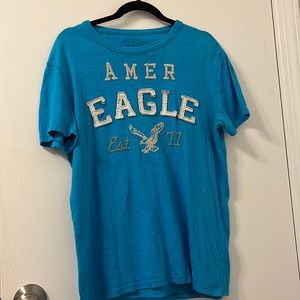 American Eagle, Athletic Fit, Medium, Teal, tshirt